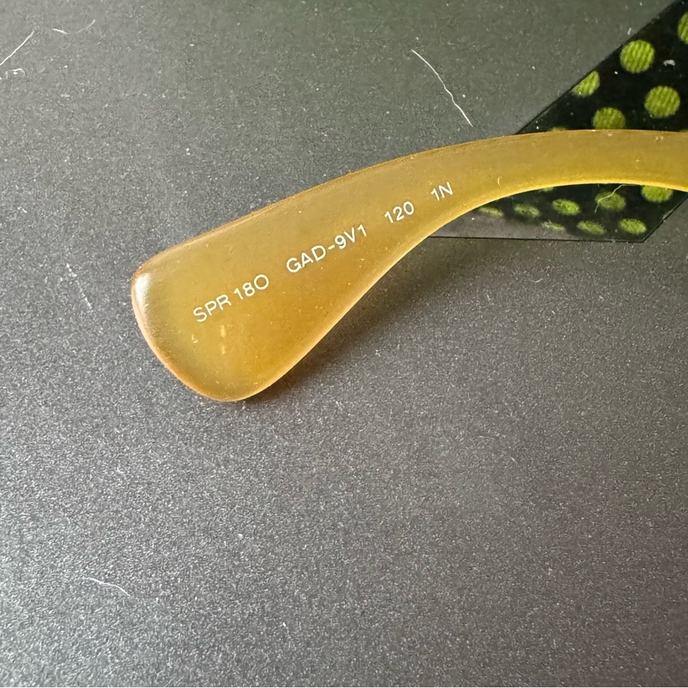 Prada Oversized Amber Shield Sunglasses SPR180 - Picture 6 of 13